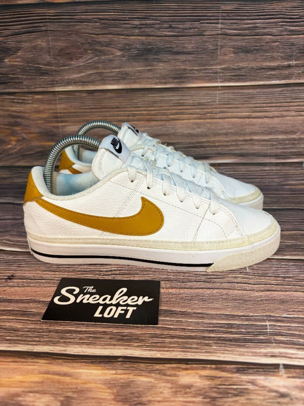 Nike Court Legacy Next Nature Women's Casual Leather Lace Up Shoes Size 7.5